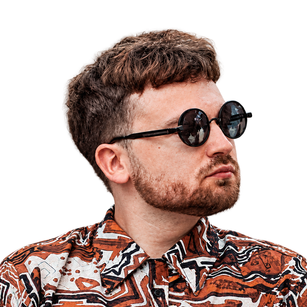 Founder photo collage / Alexander — ilustračná vizualizácia